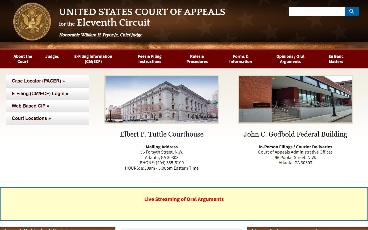 Pike County inmate records Eleventh Circuit federal court source